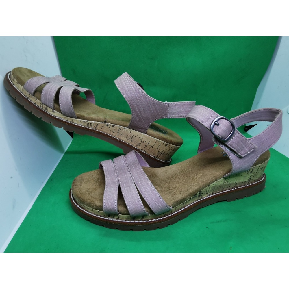 Skechers BOBS Desert Chill Sandals Women's Pink Adjustable Strap Comfort Size 10 - Picture 13 of 16